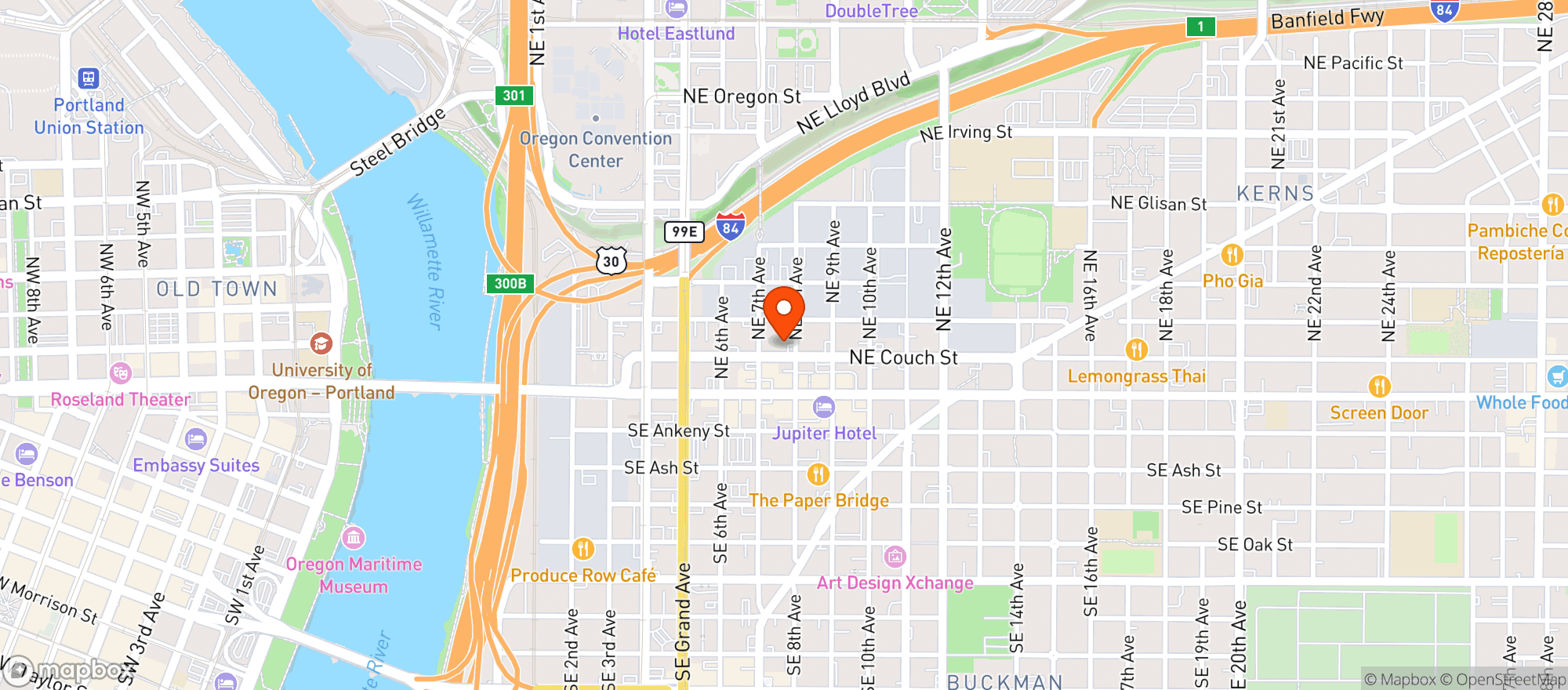 Map showing Asap Buds Collective