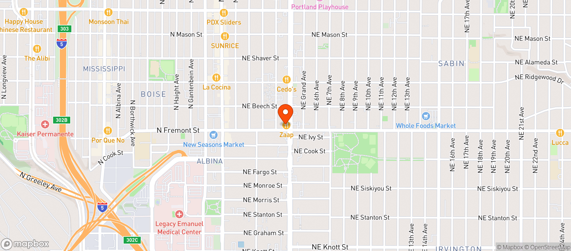 Map showing On Mart