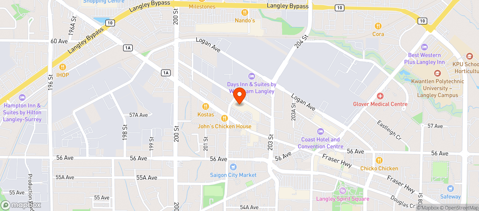 Map showing Save-On-Foods