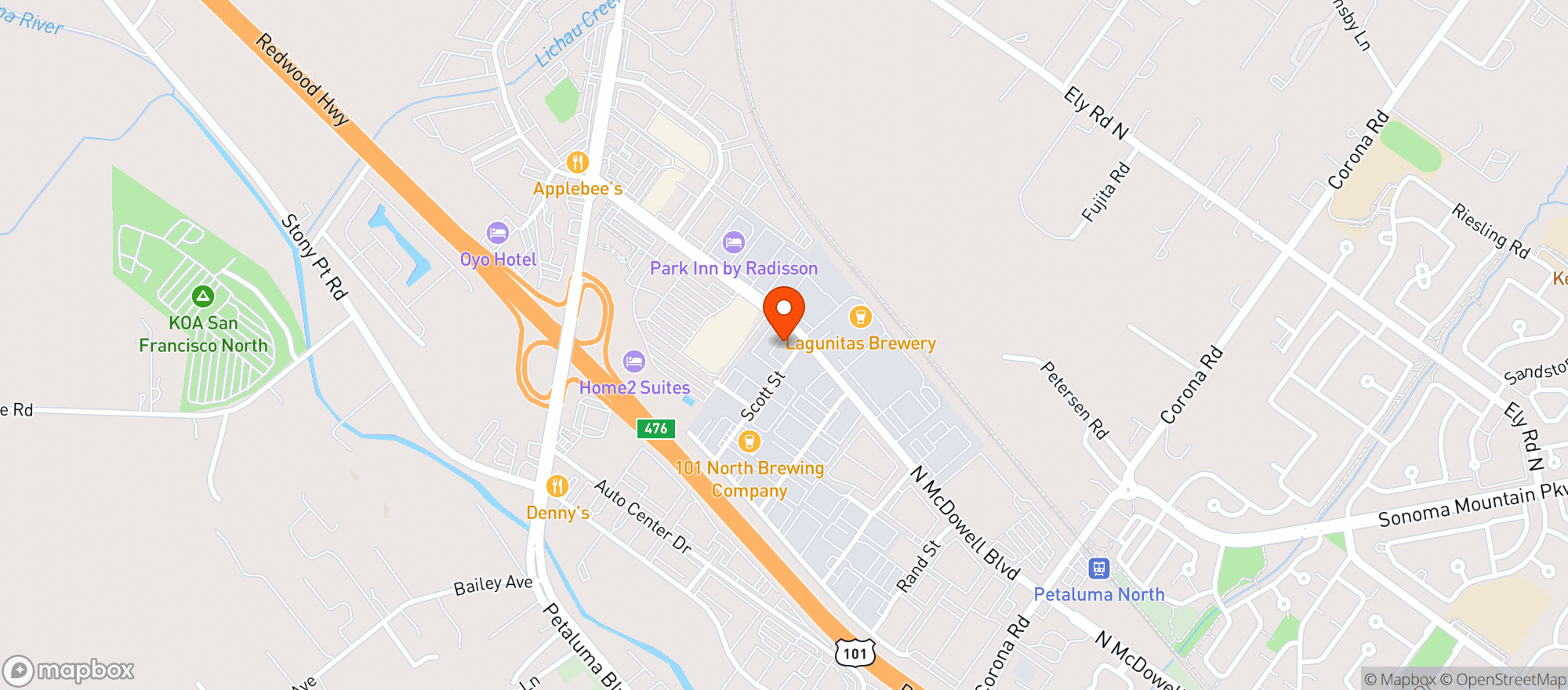 Map showing Farmhouse Artisan Market