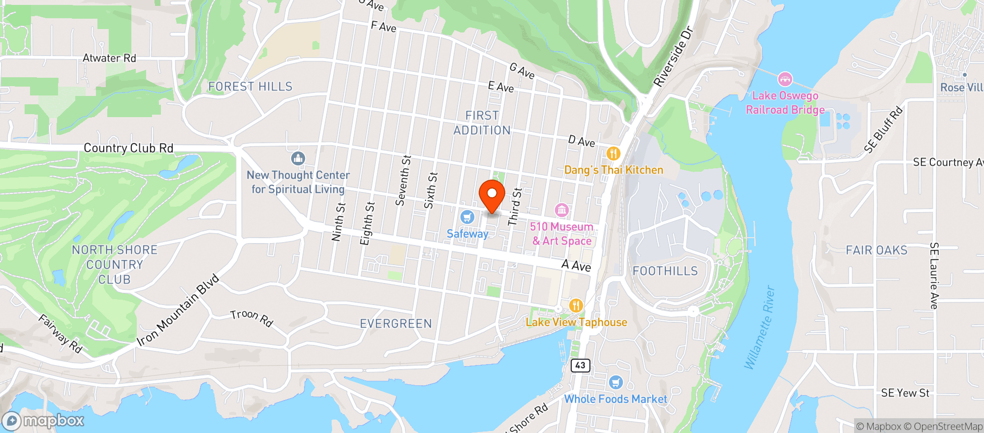 Map showing Dullahan Irish Pub The