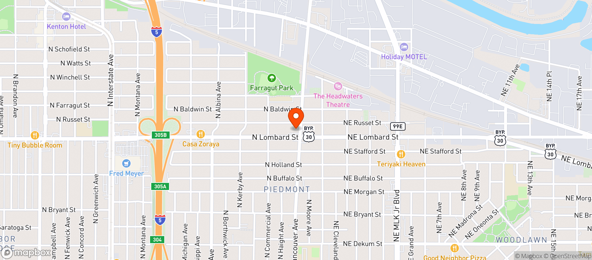 Map showing Eds Market