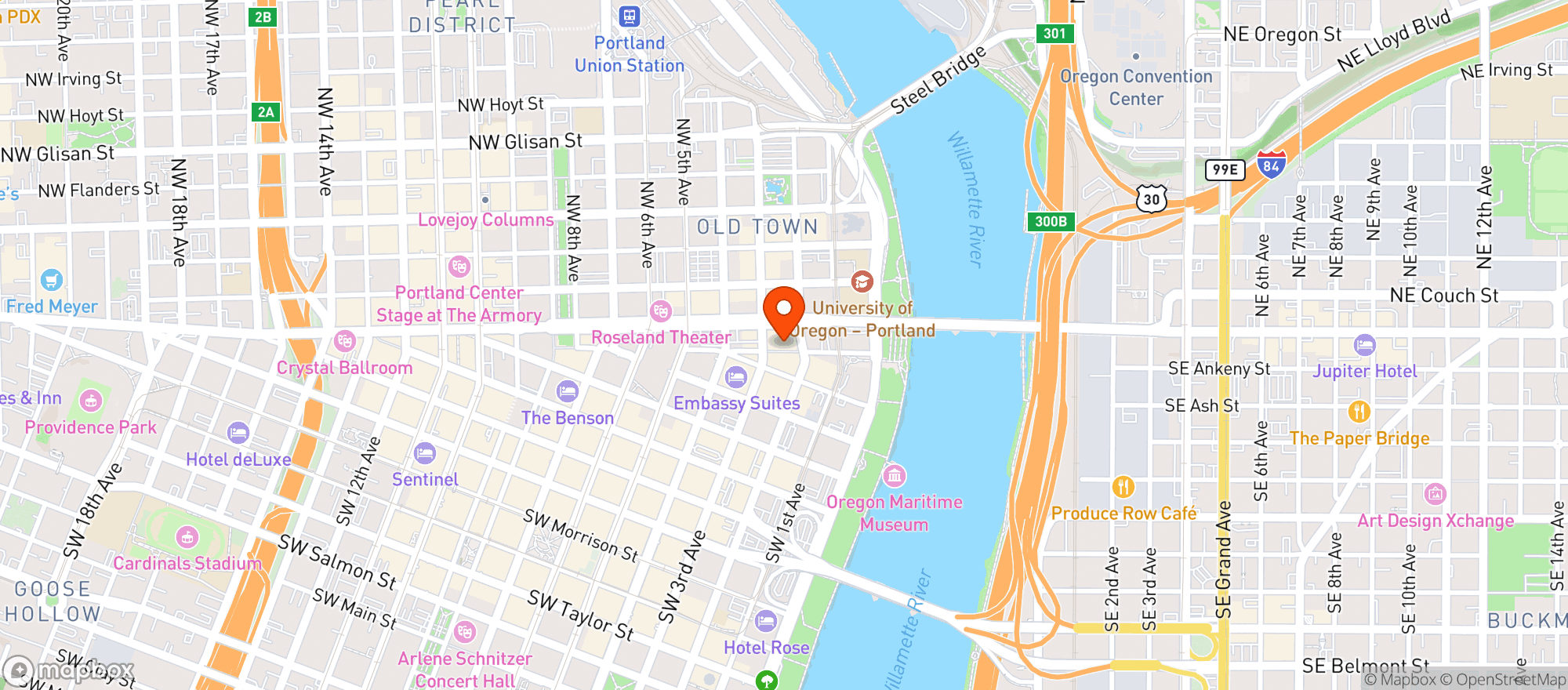 Map showing Shanghai Tunnel