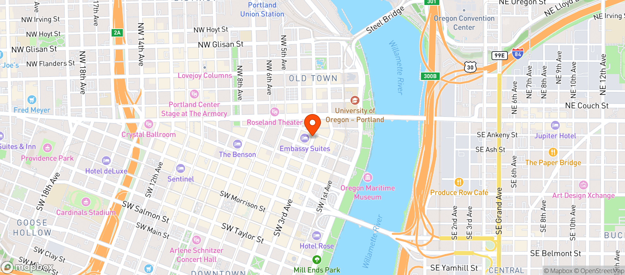 Map showing Mothers Bistro & Bar