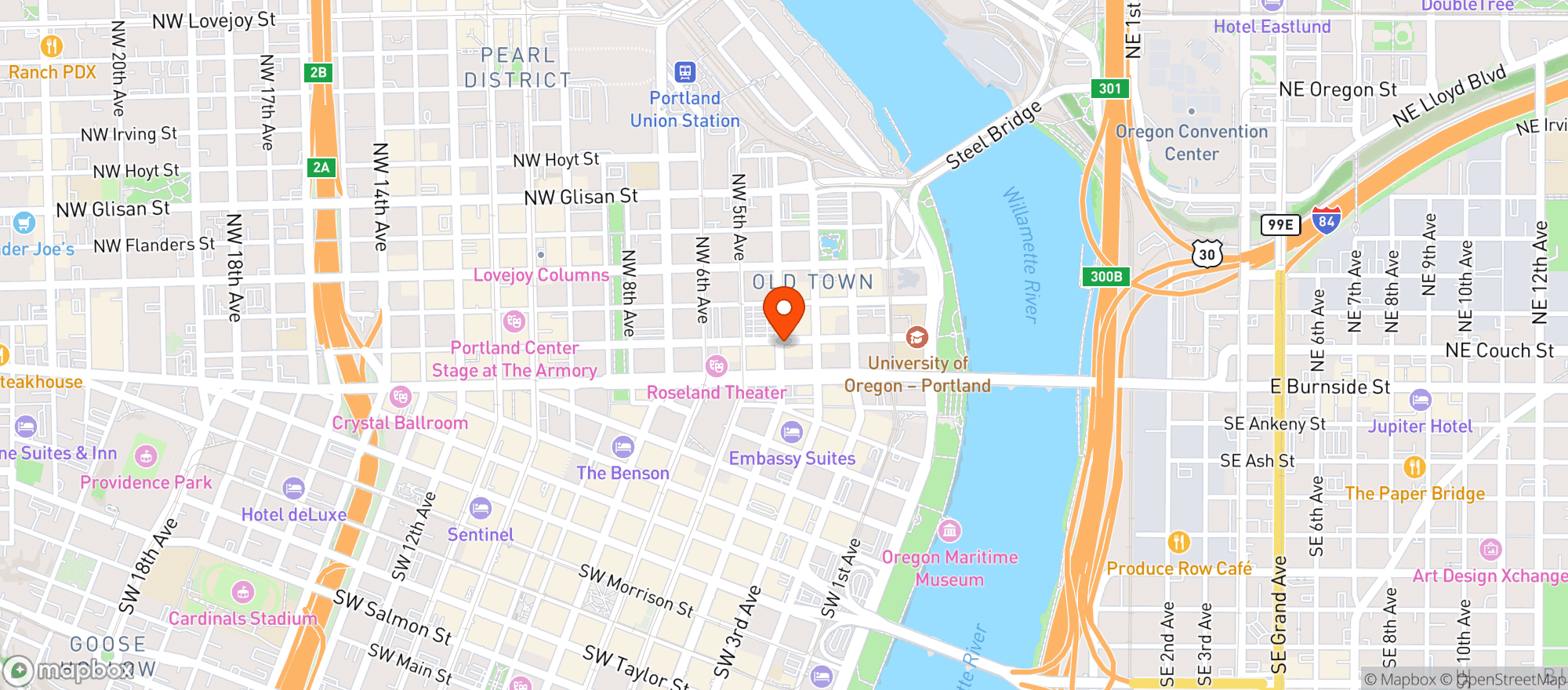 Map showing Shake Bar