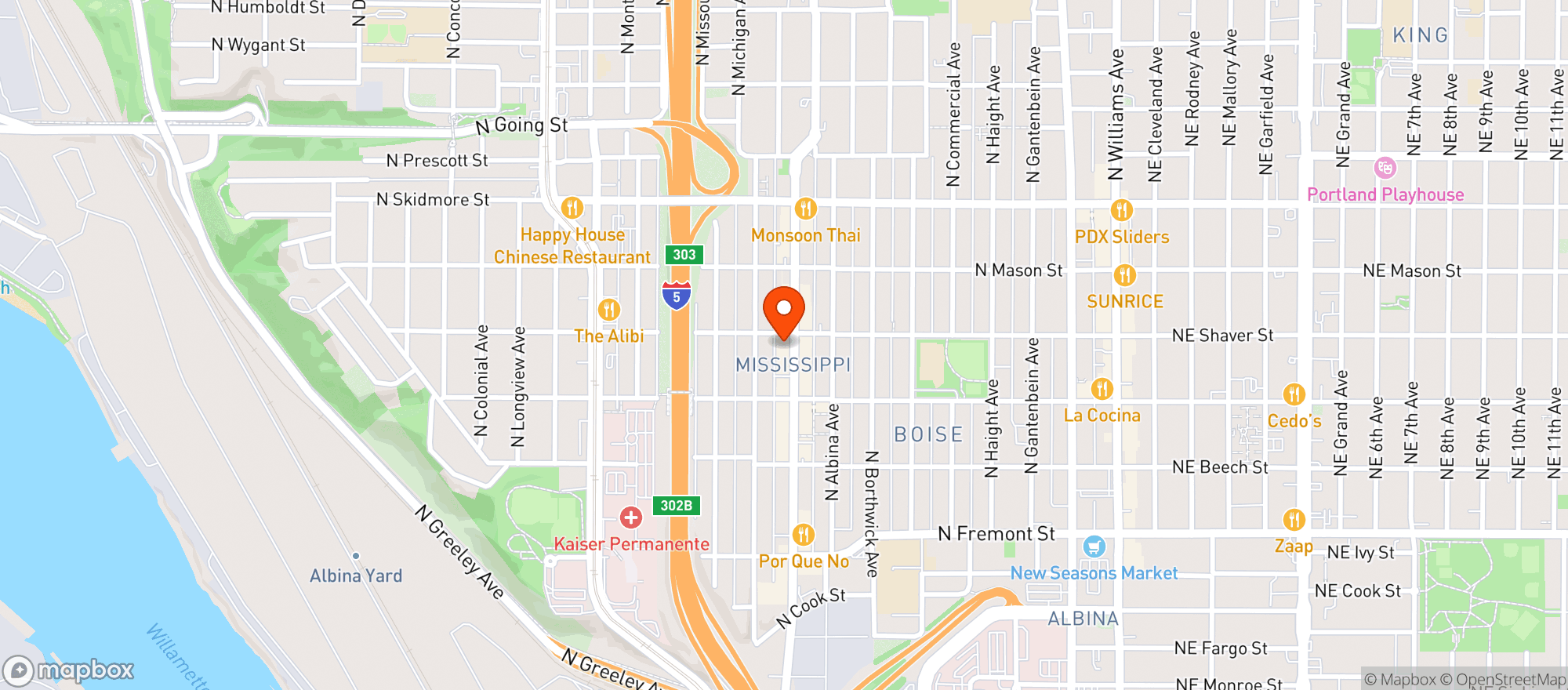 Map showing Nu-rite Way Food Ctr