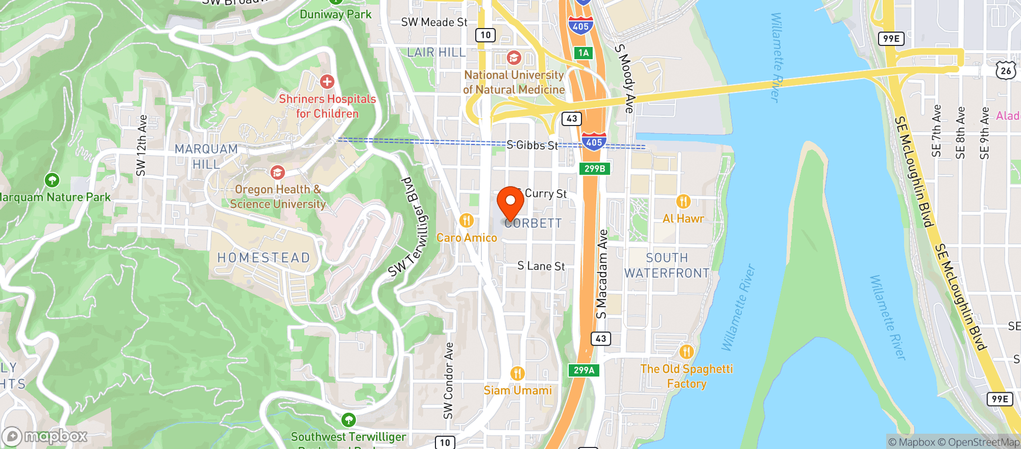 Map showing Trees Dispensary - Corbett