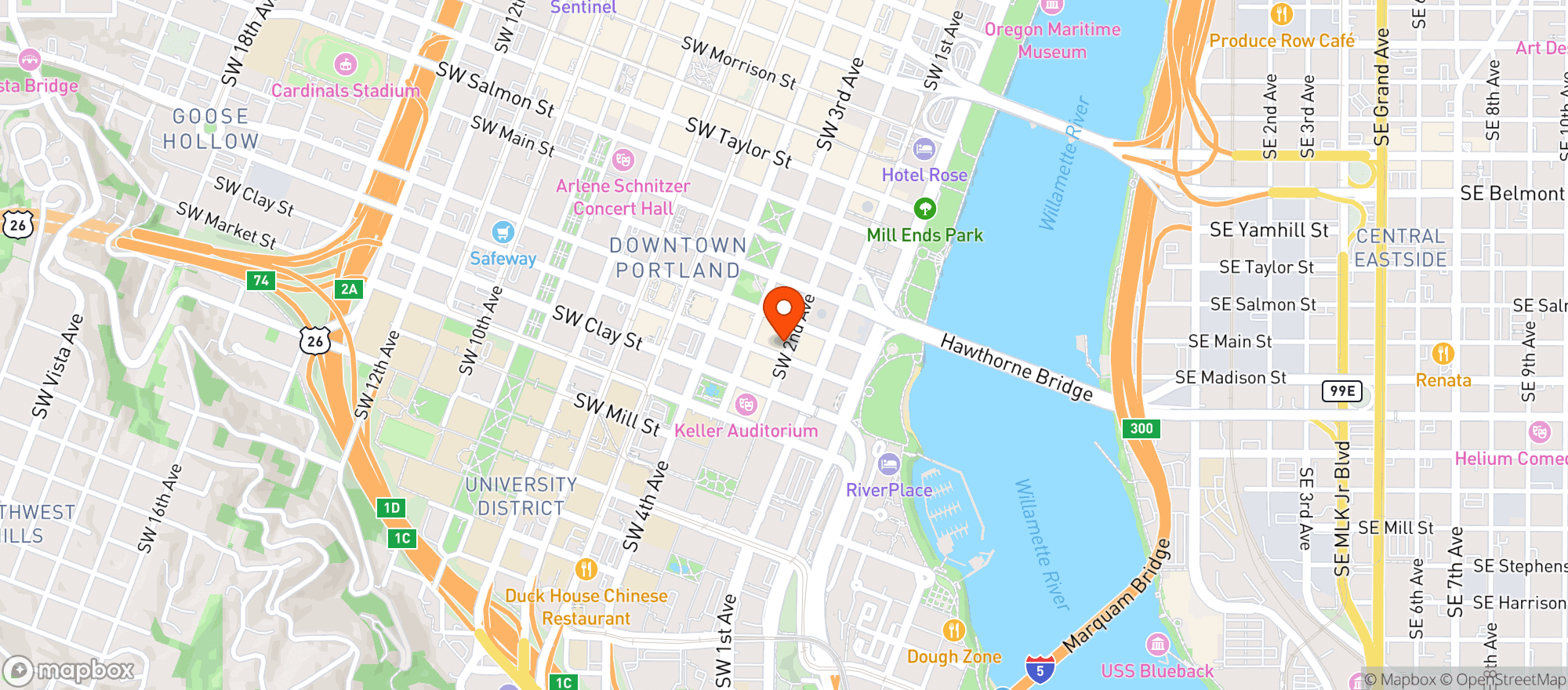 Map showing Xport