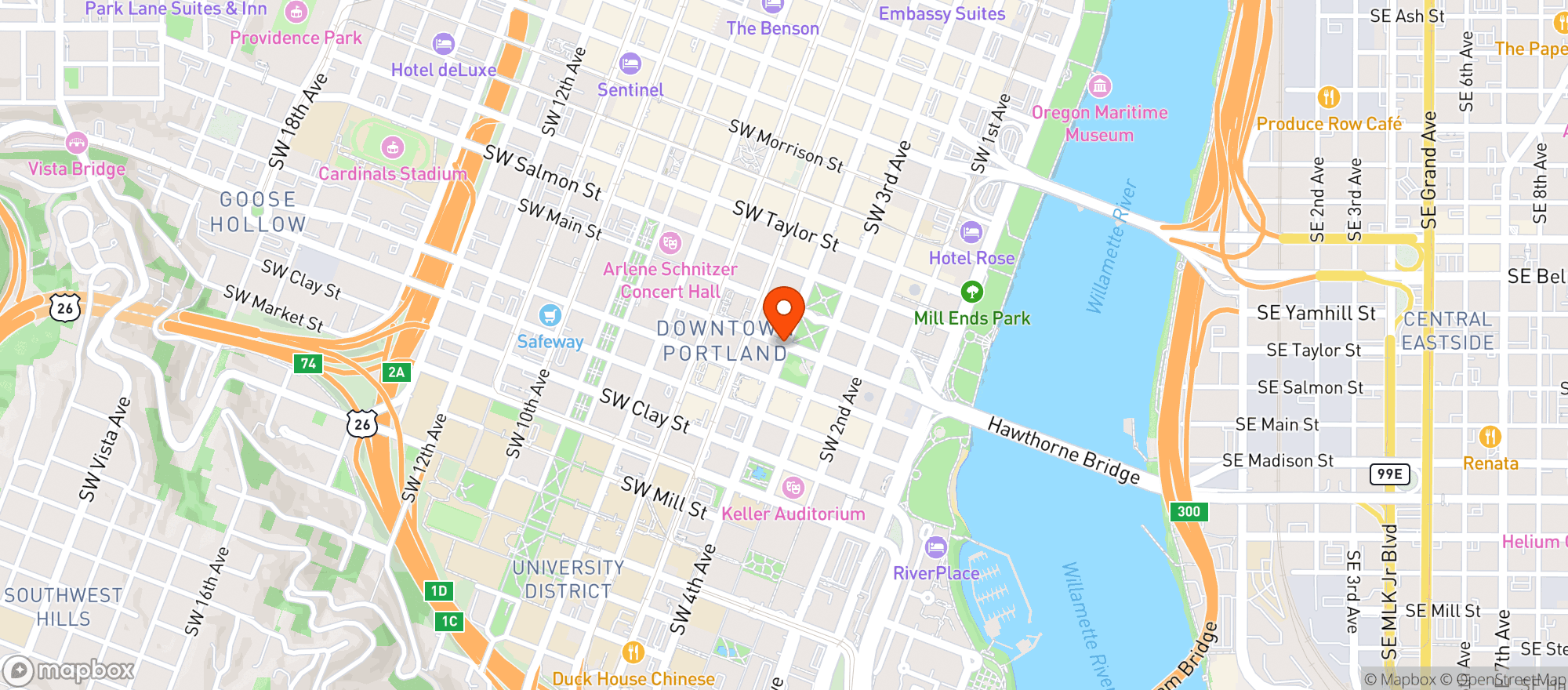 Map showing Buzzcut Provisions