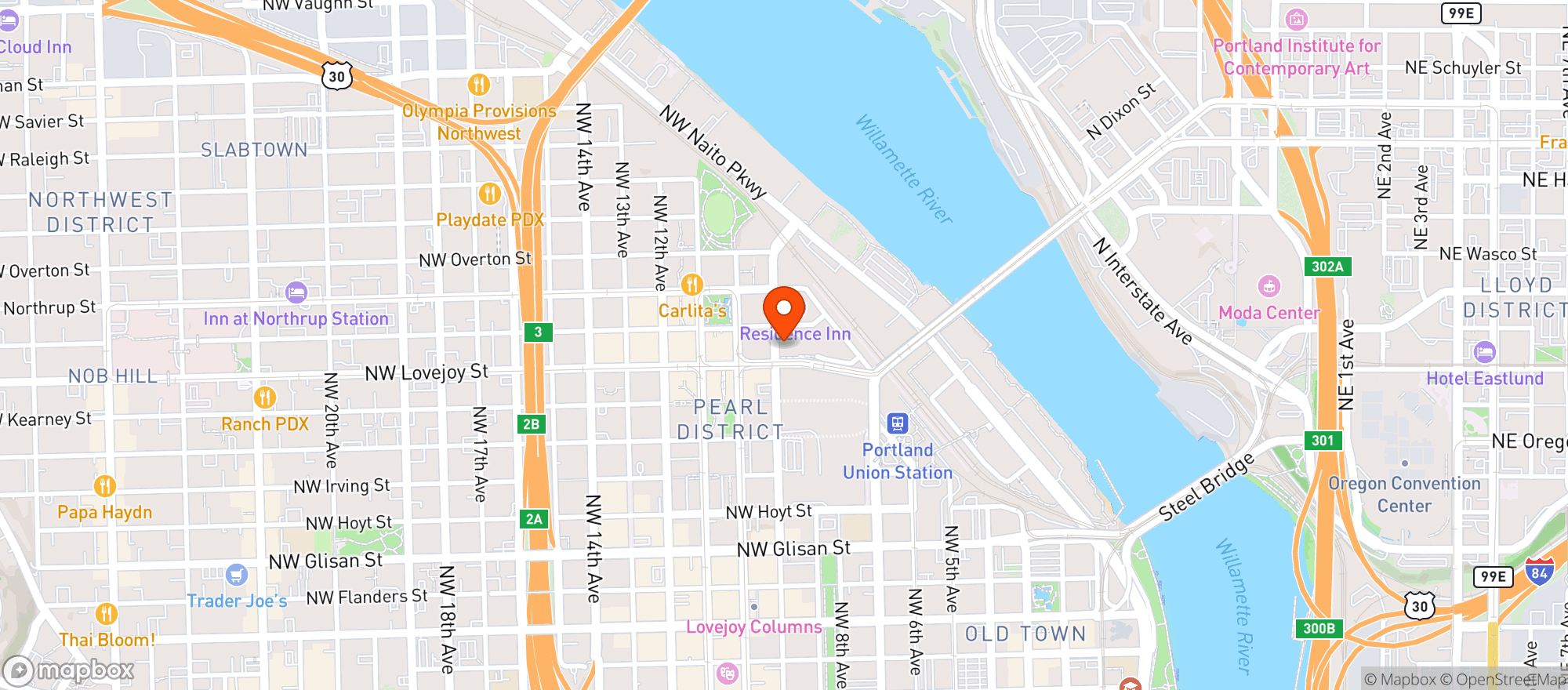 Map showing 9TH AVENUE MINI MART