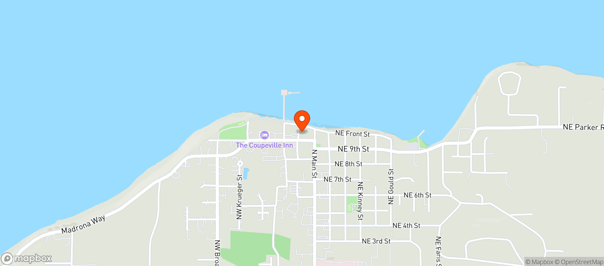 Map showing Oystercatcher