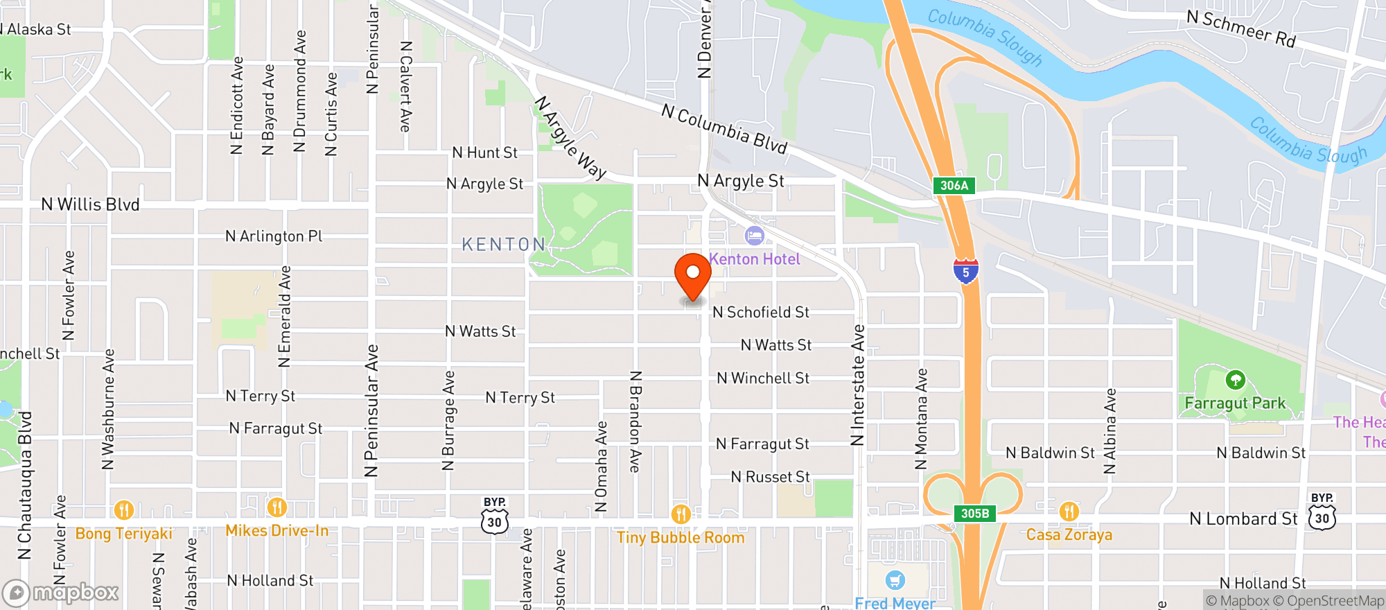 Map showing Northport