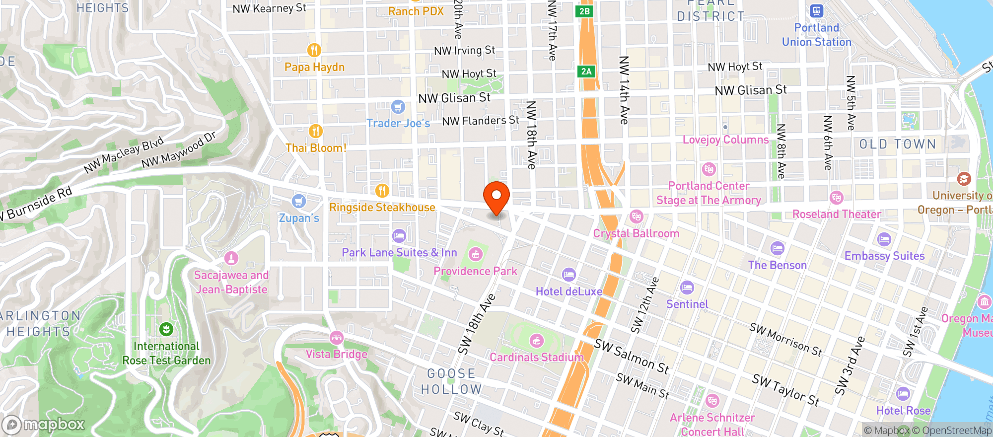 Map showing Civic Taproom And Bottle