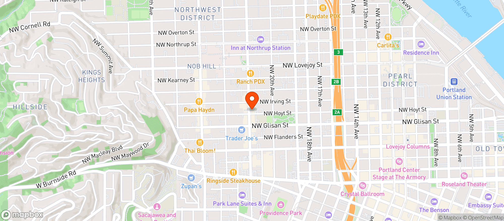 Map showing Side Eye