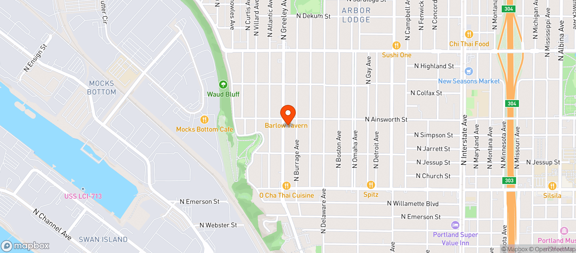 Map showing Six Degrees