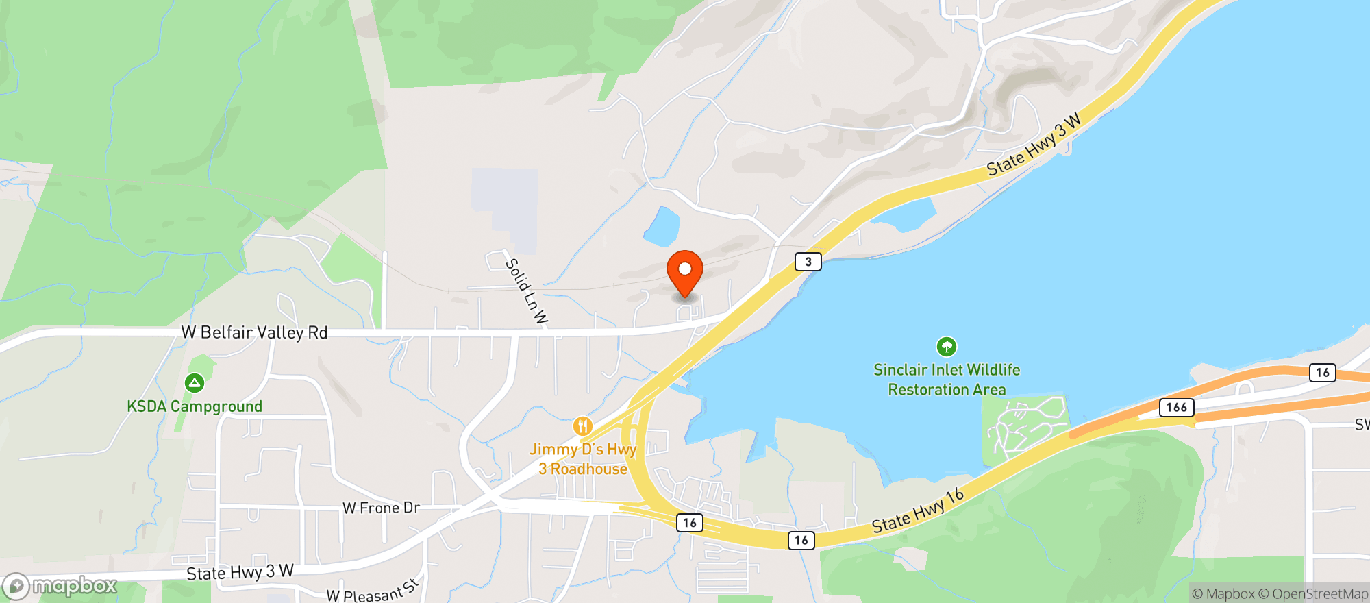 Map showing Deep Draft Brewing