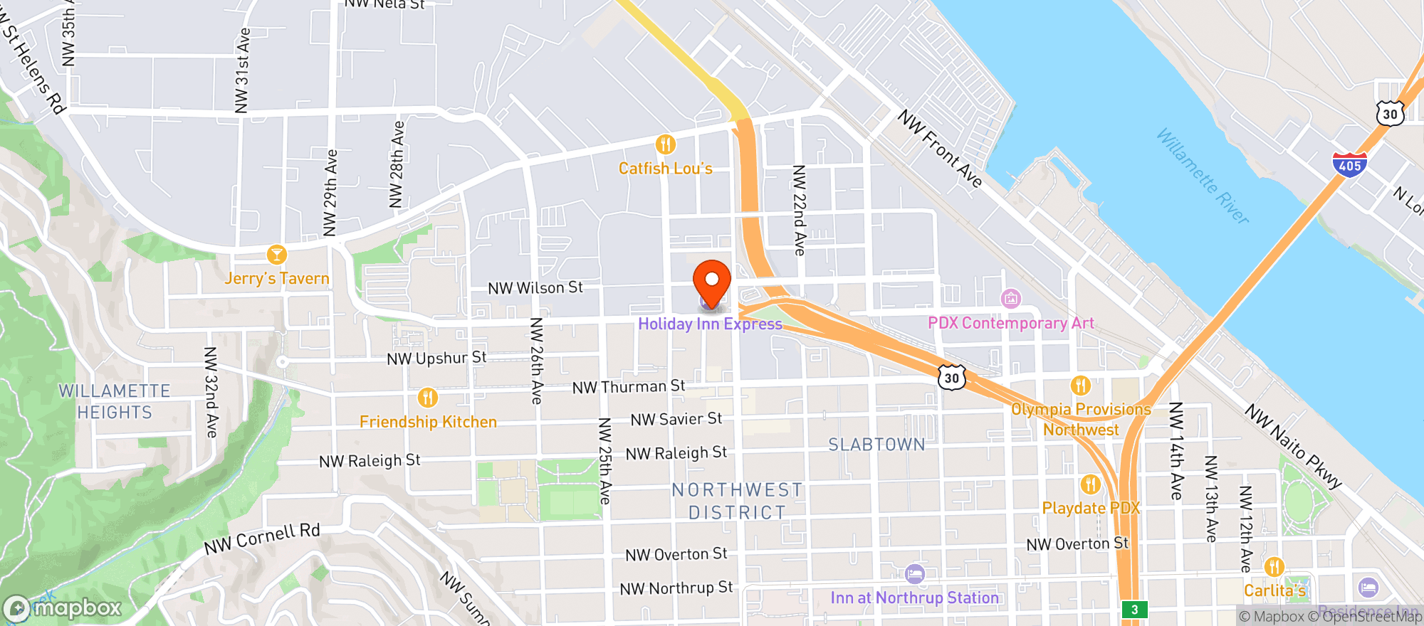 Map showing Food&cigarettes For Less