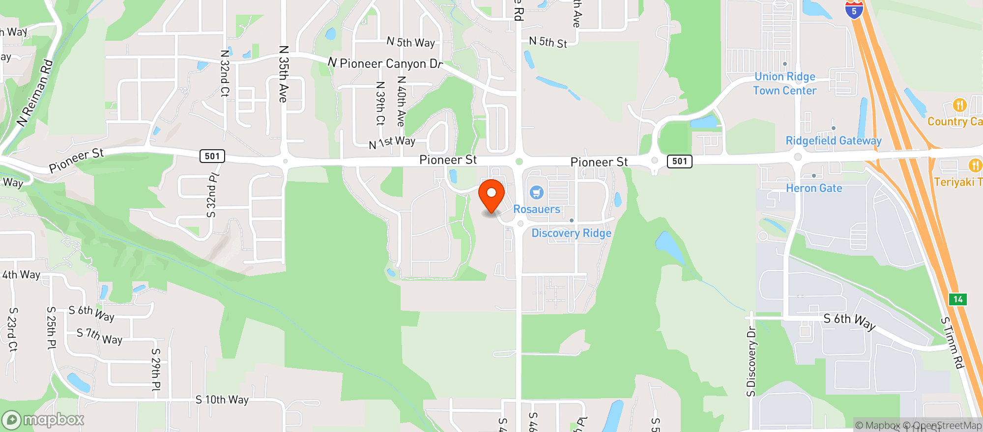 Map showing PLAYMAKERS SPORTS BAR & GRILL