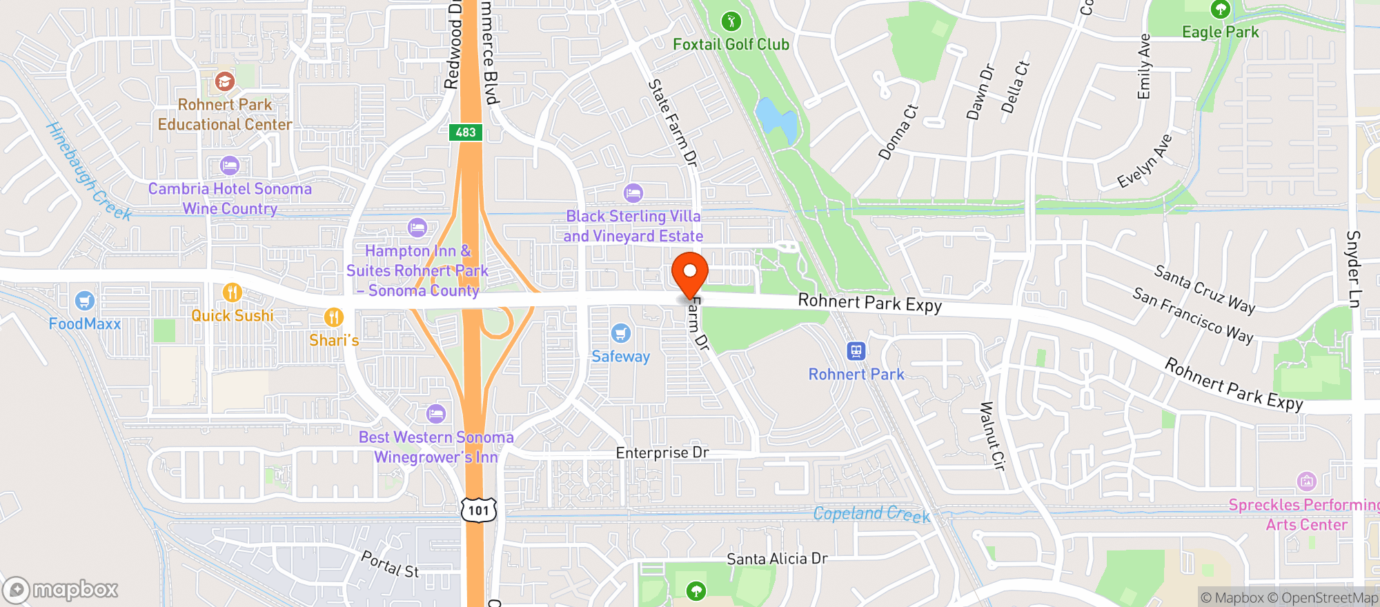 Map showing Target Store #852
