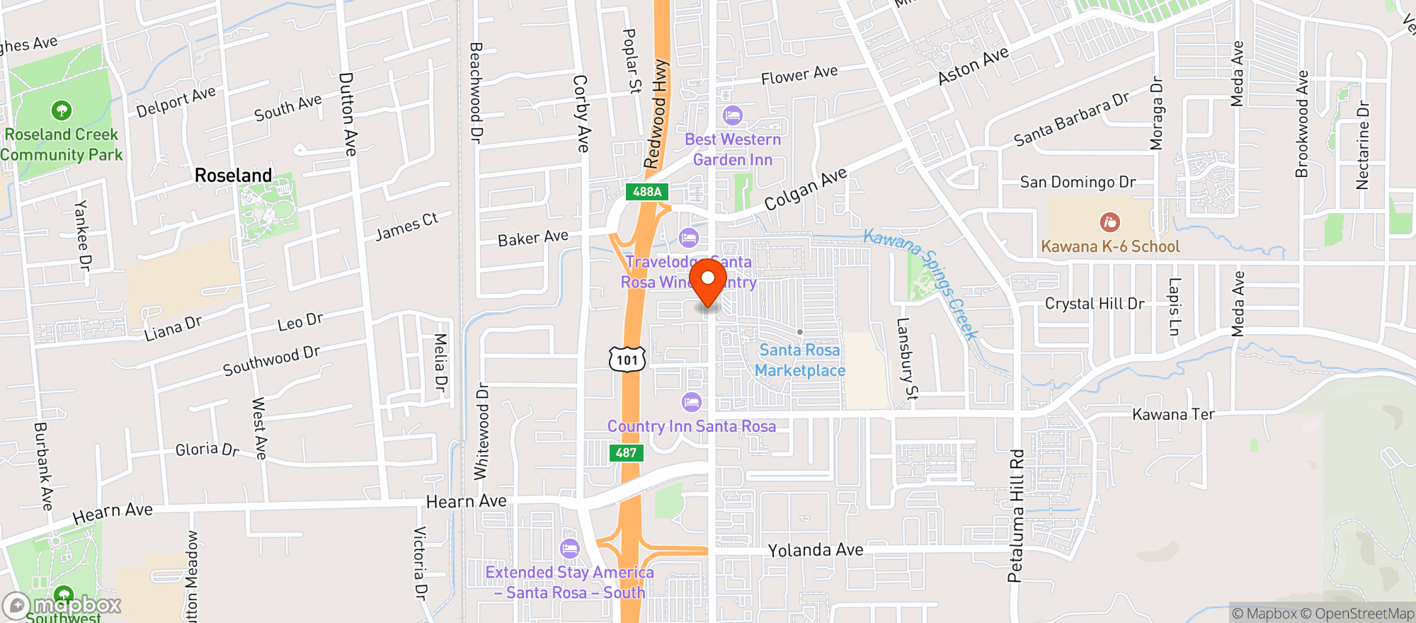 Map showing Bevmo!