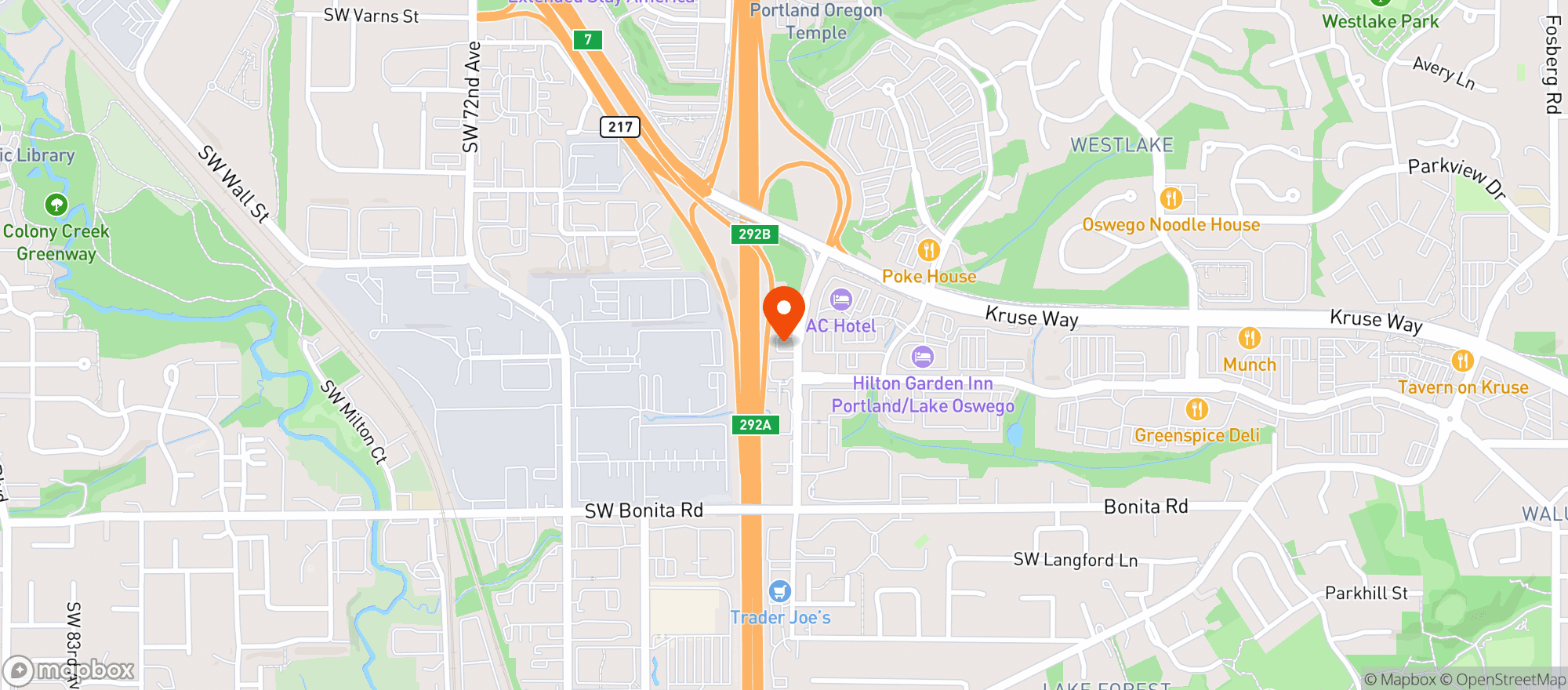 Map showing Jacksons Food Store #531