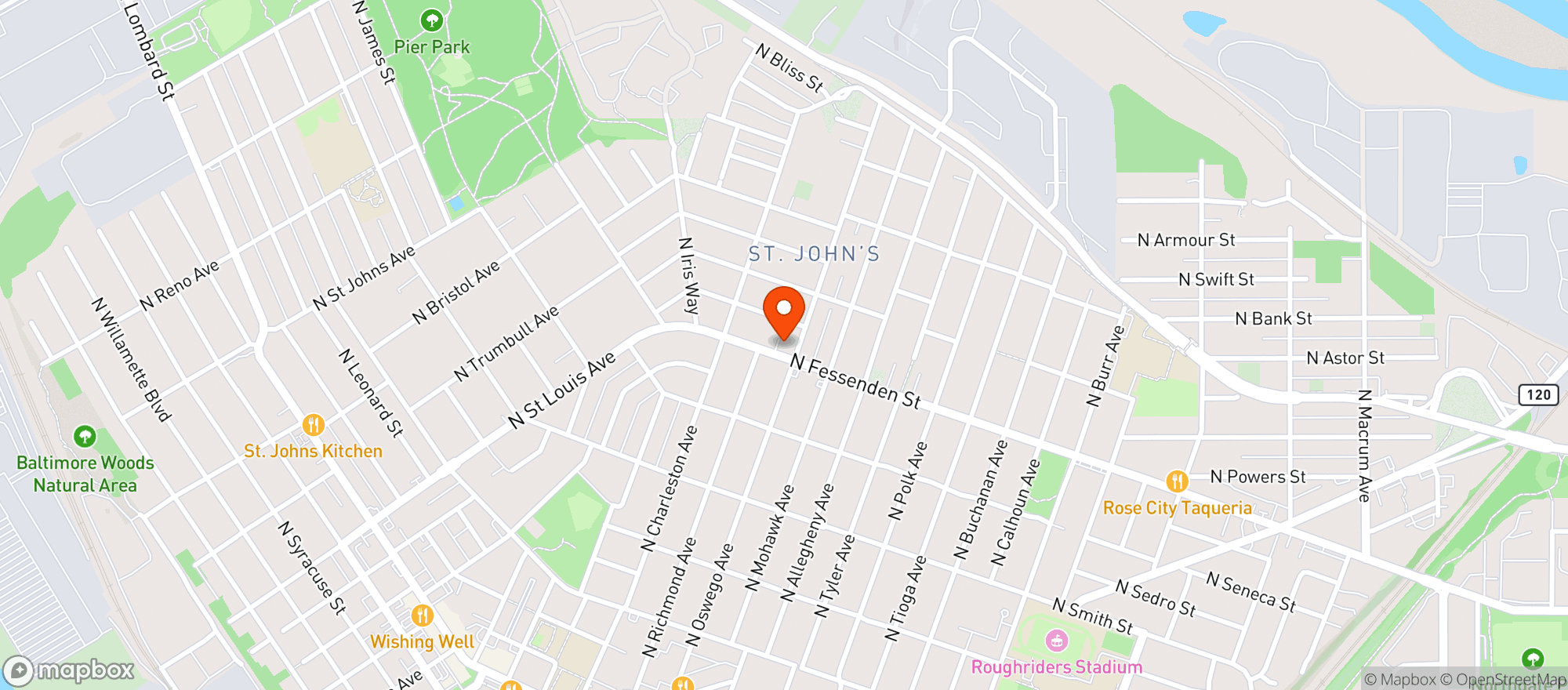 Map showing Lemonnade - St Johns