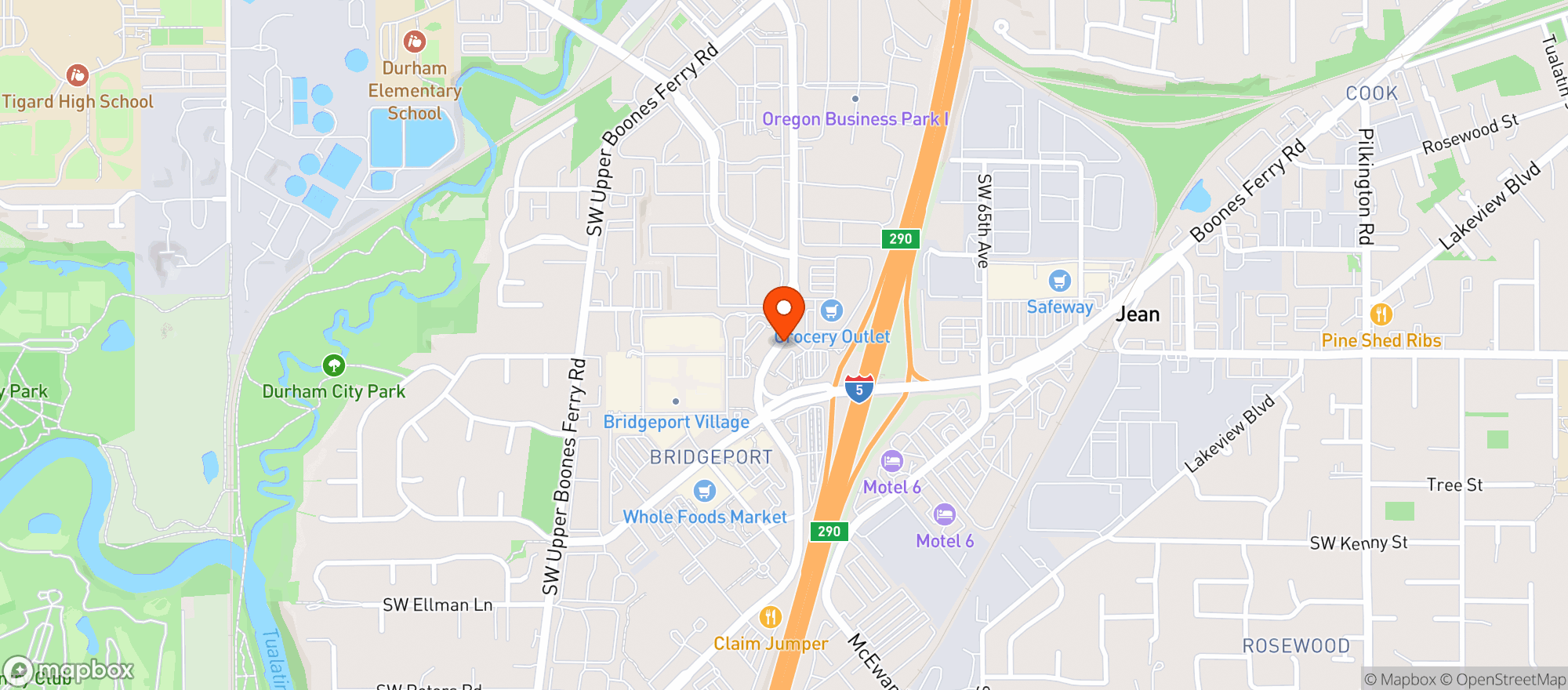 Map showing Grocery Outlet