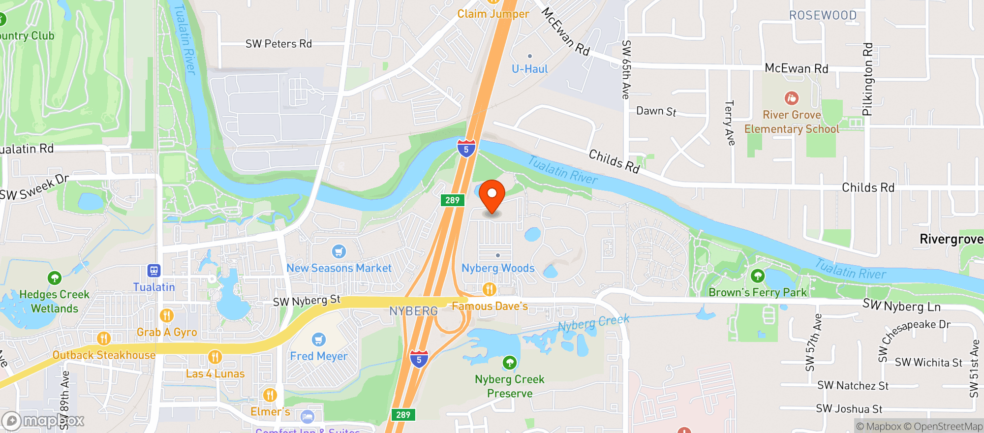 Map showing Gnc