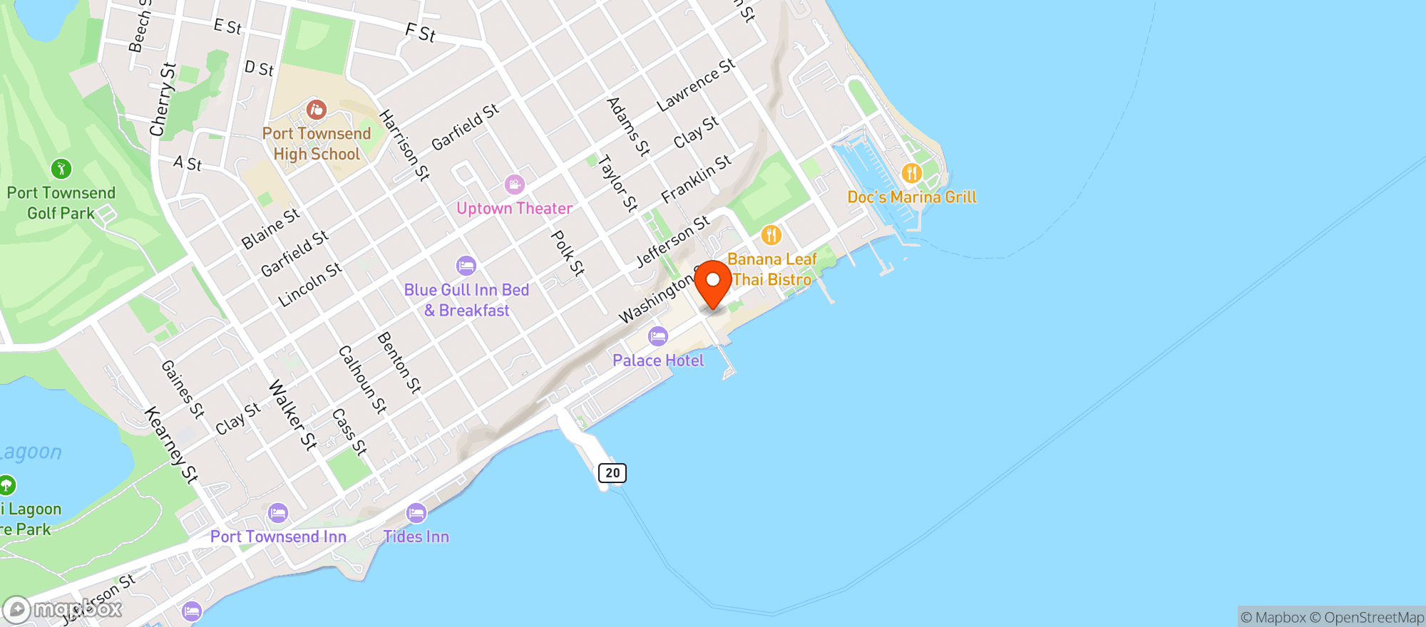 Map showing ORIGINAL SIRENS