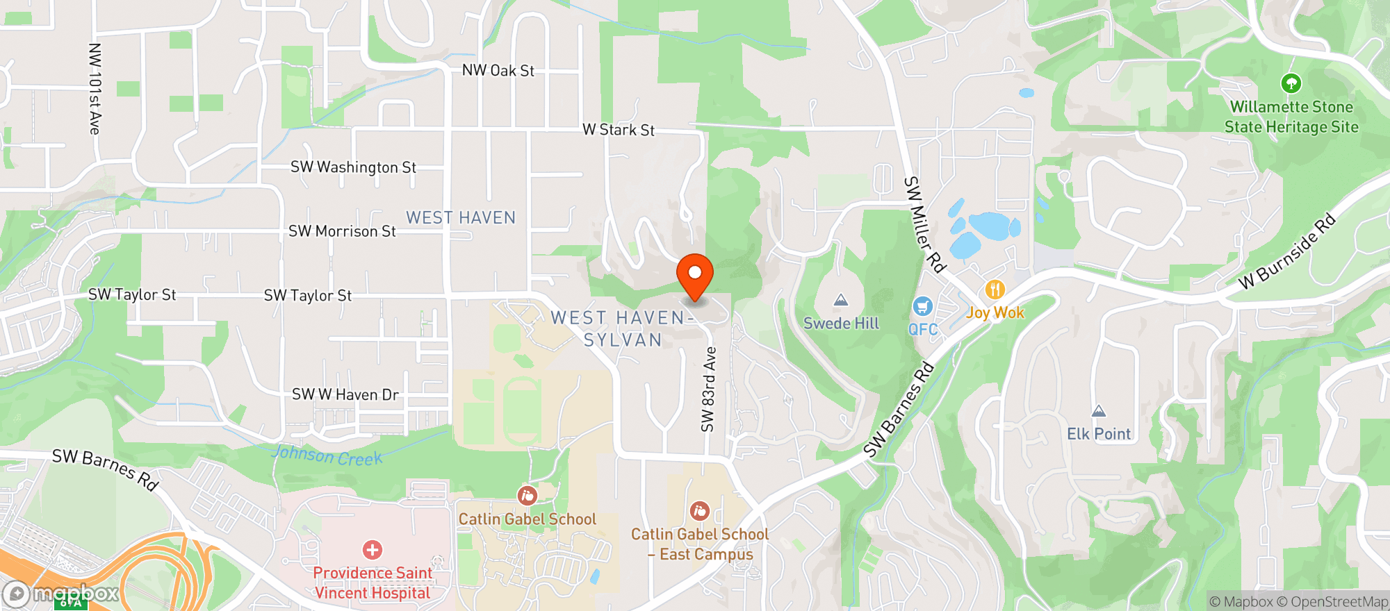 Map showing The Little Store - Portland