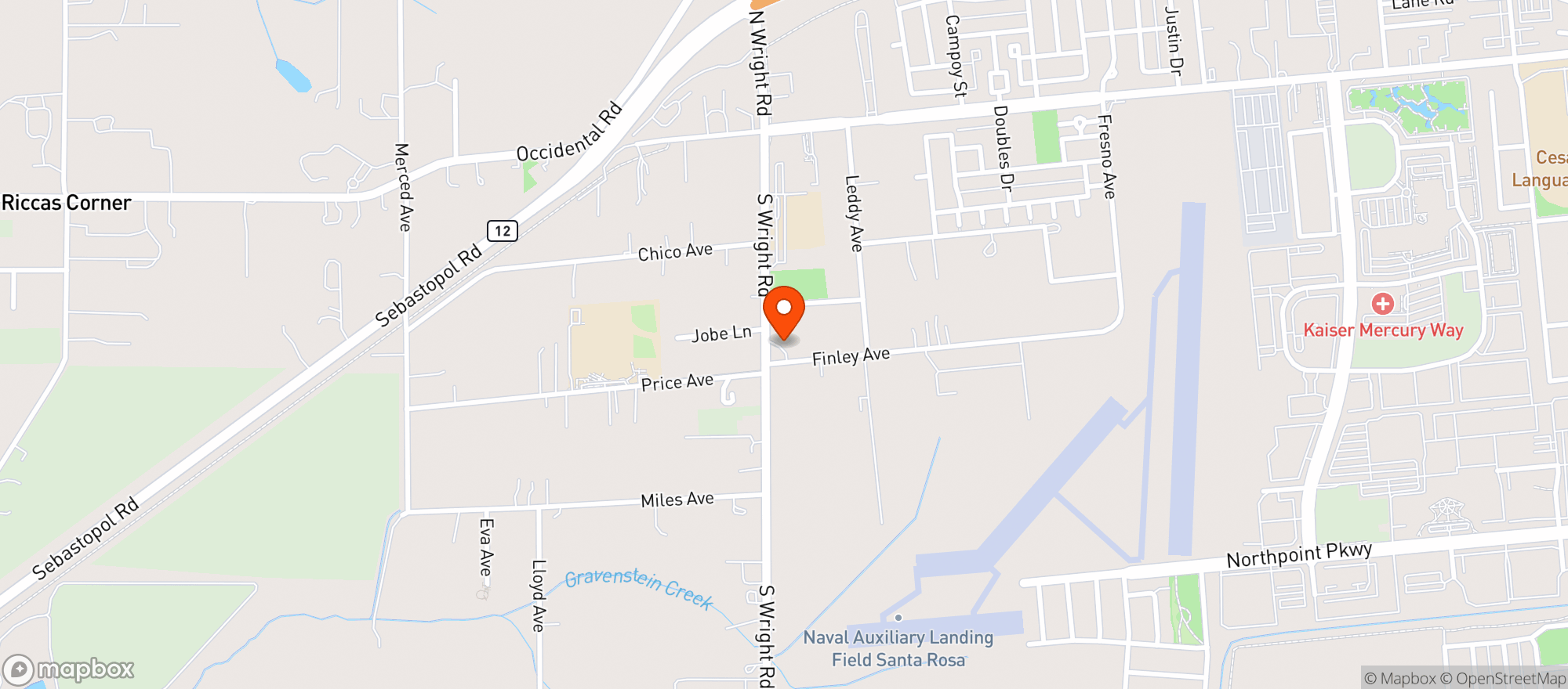 Map showing Stop N Save