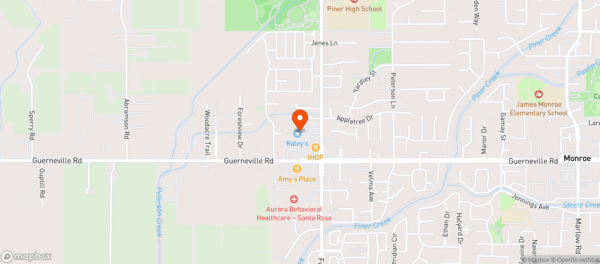 Map showing Raleys (Santa Rosa) - 002500313