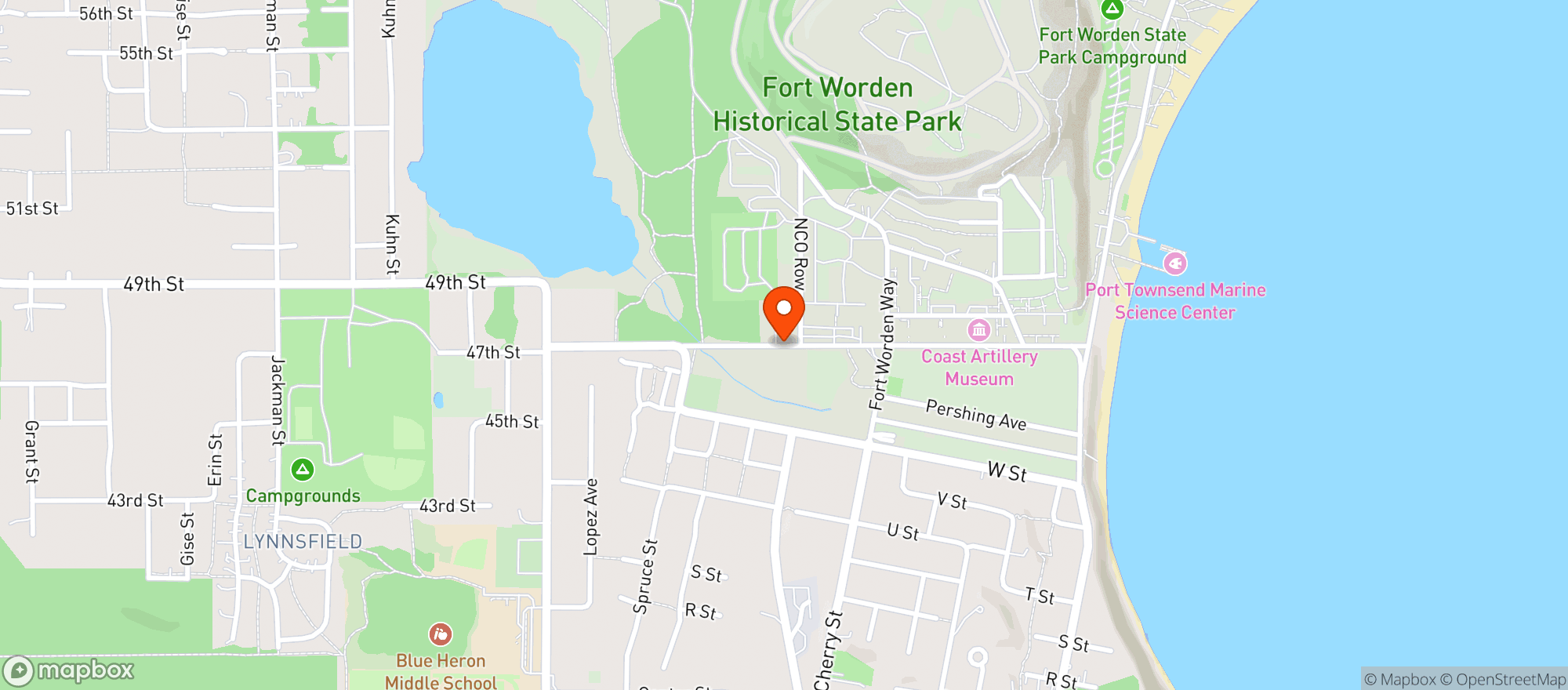 Map showing Taps at the Guardhouse