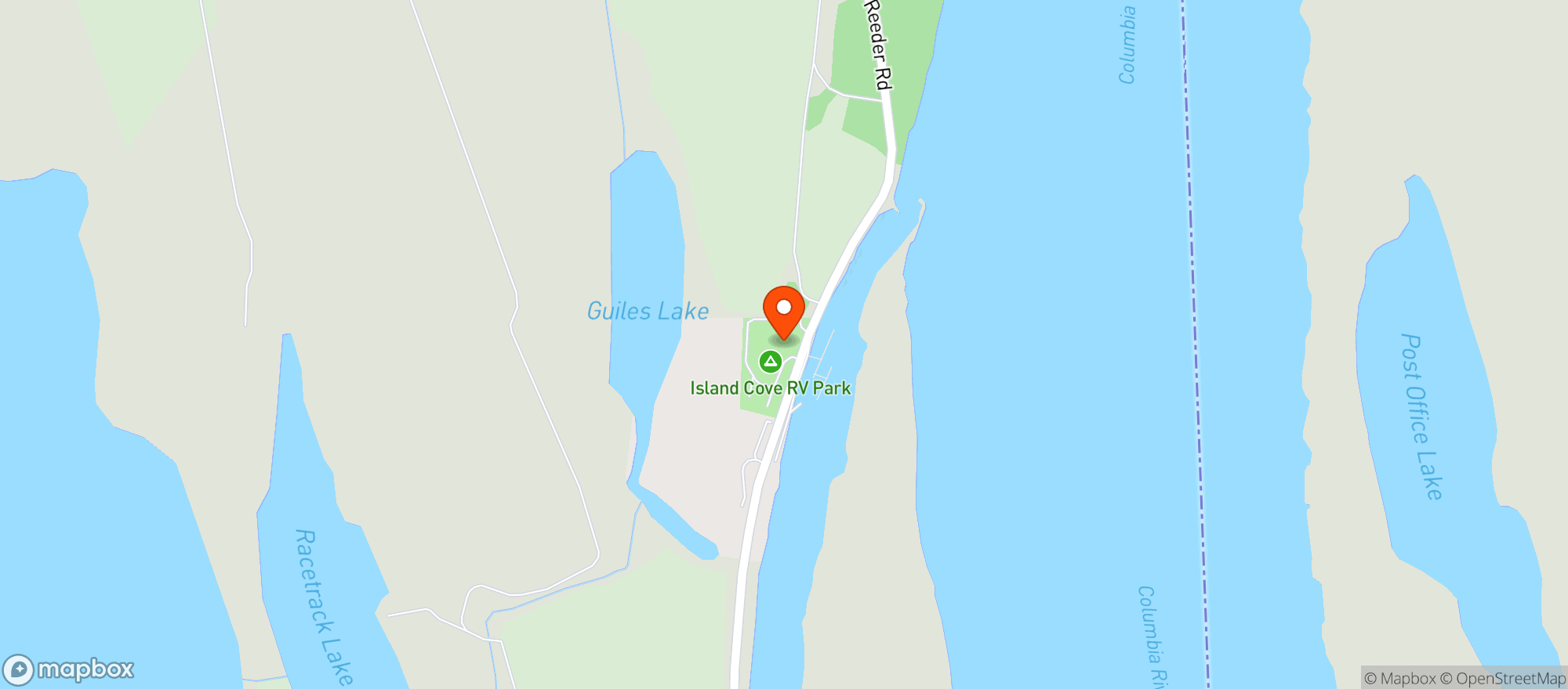 Map showing Island Cove Market - Portland
