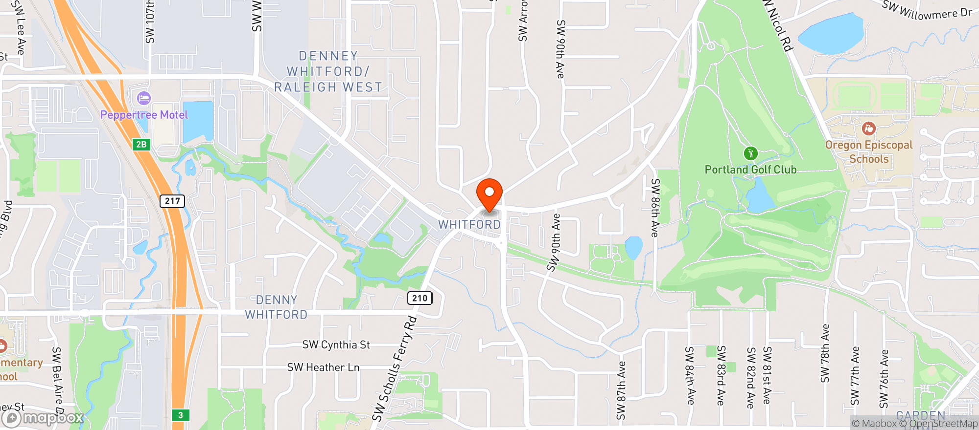 Map showing Uptown Beer Co
