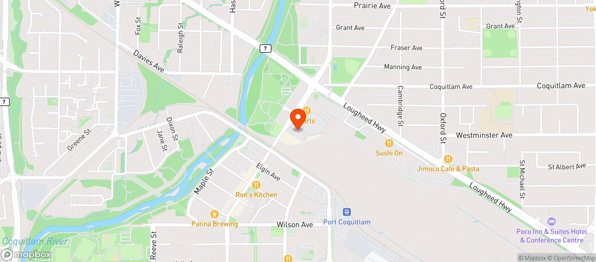 Map showing Safeway 4936