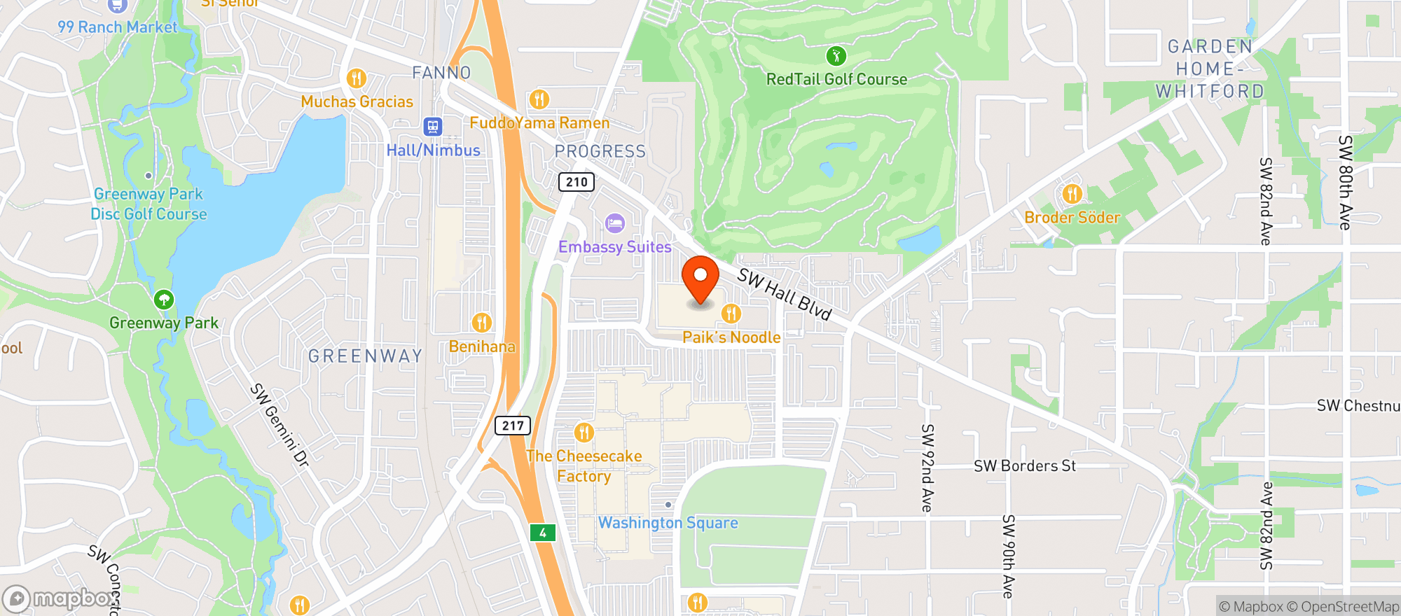 Map showing Target