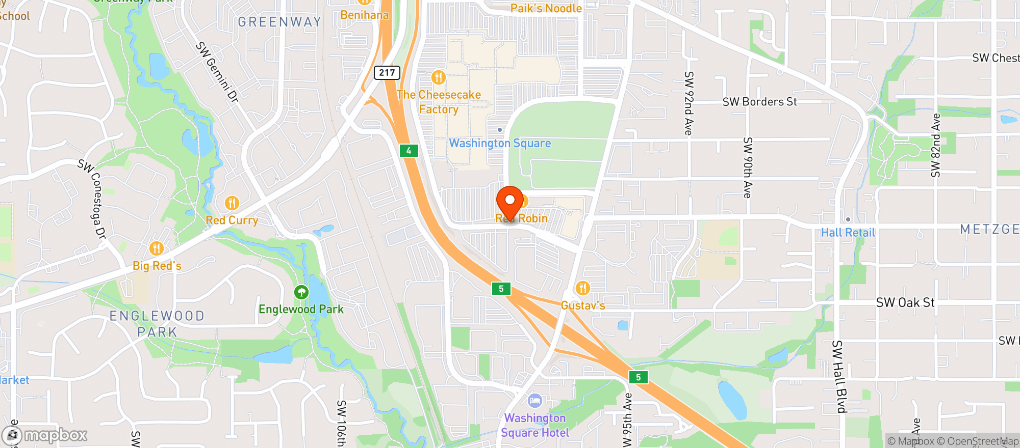 Map showing World Market Tigard