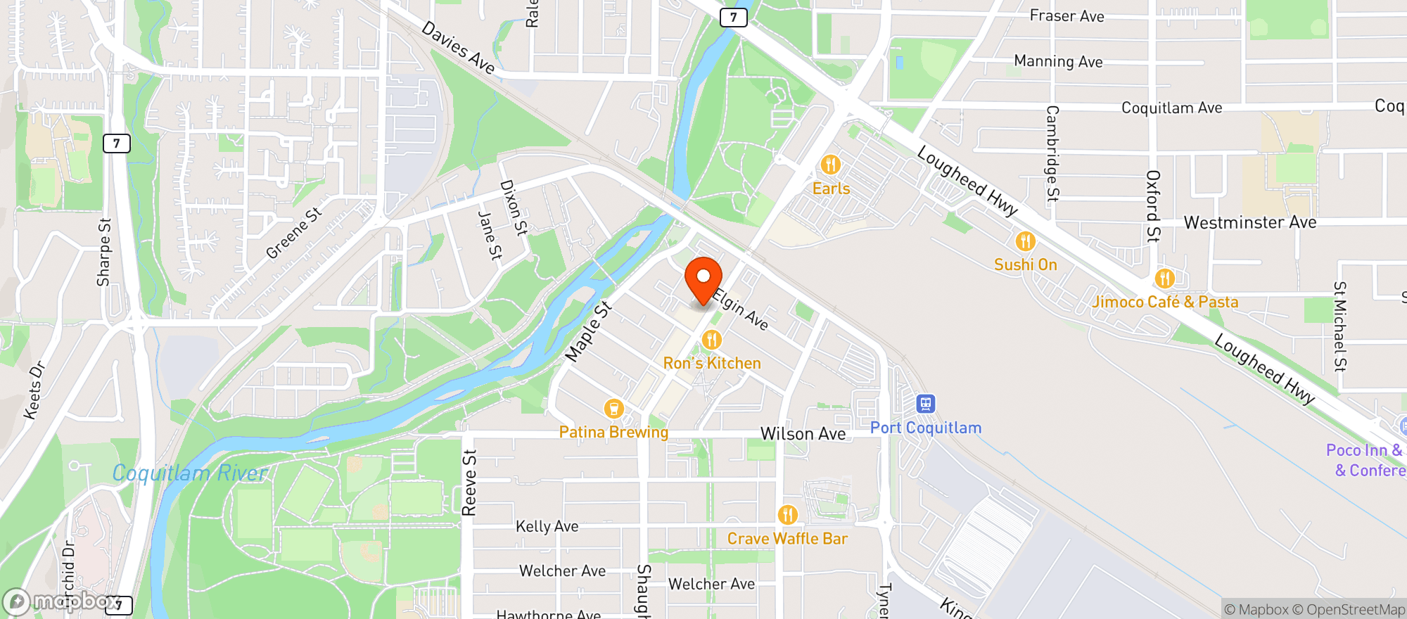 Map showing JSF Grocery Corporation Ltd. DBA  C