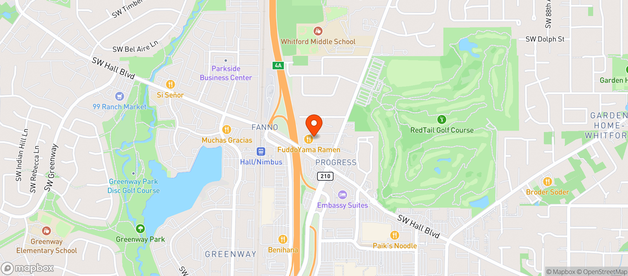 Map showing Progress Liquor