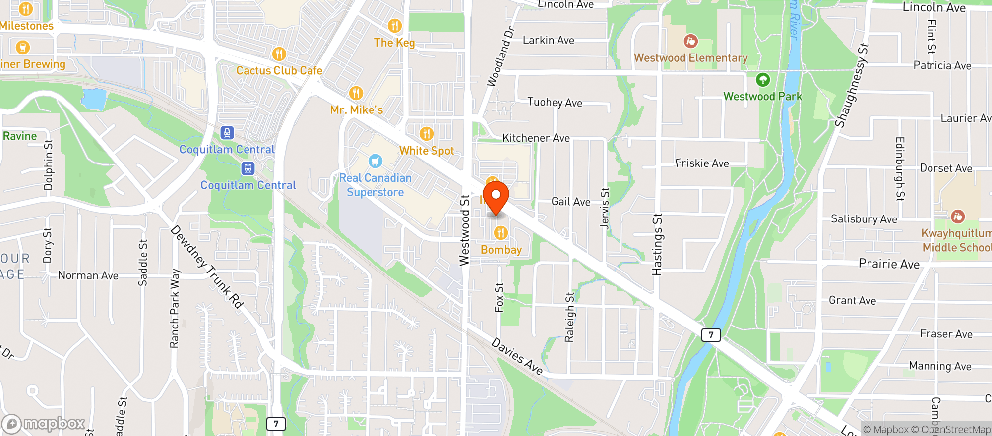 Map showing Bevees Booze-Free Bottle Shop & Beverage Room
