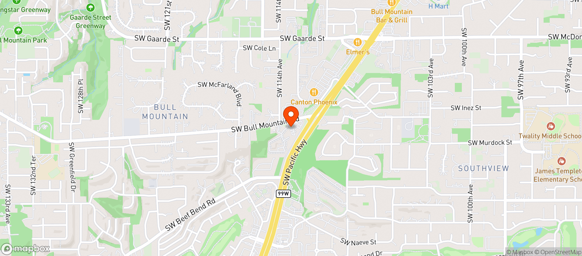 Map showing Nectar -Liberty Rd