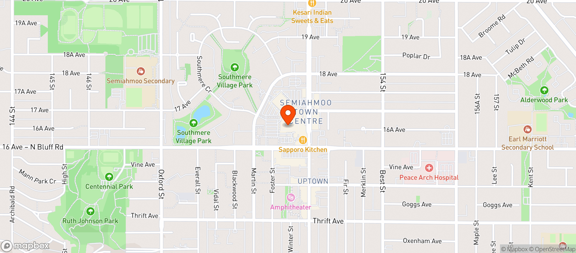 Map showing Save-On-Foods