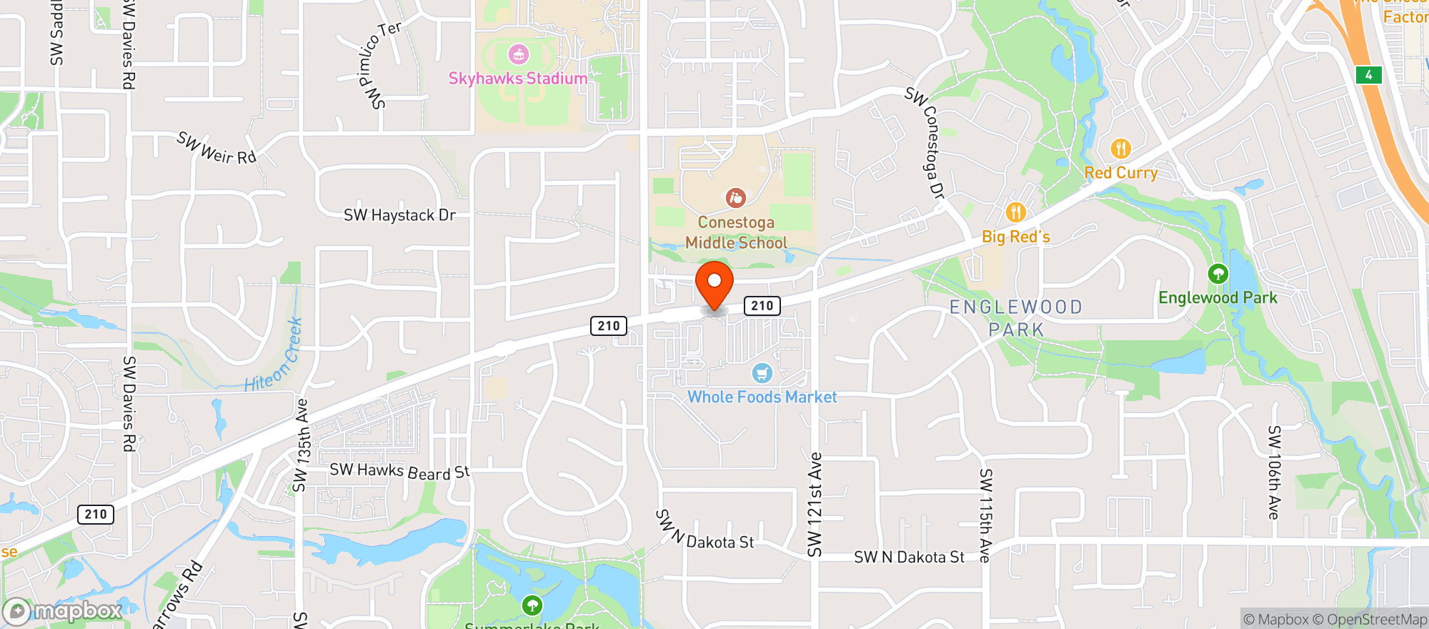 Map showing Mcmenamins