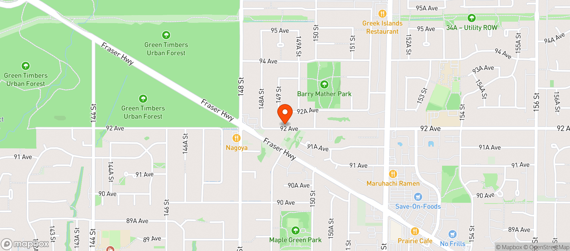 Map showing London Drugs