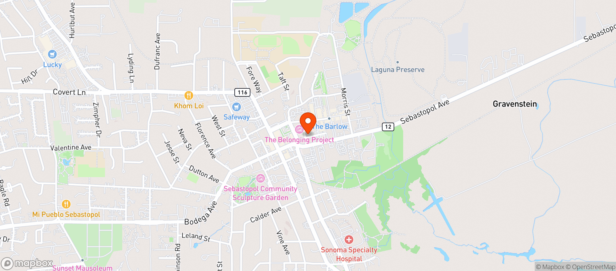 Map showing Fernbar
