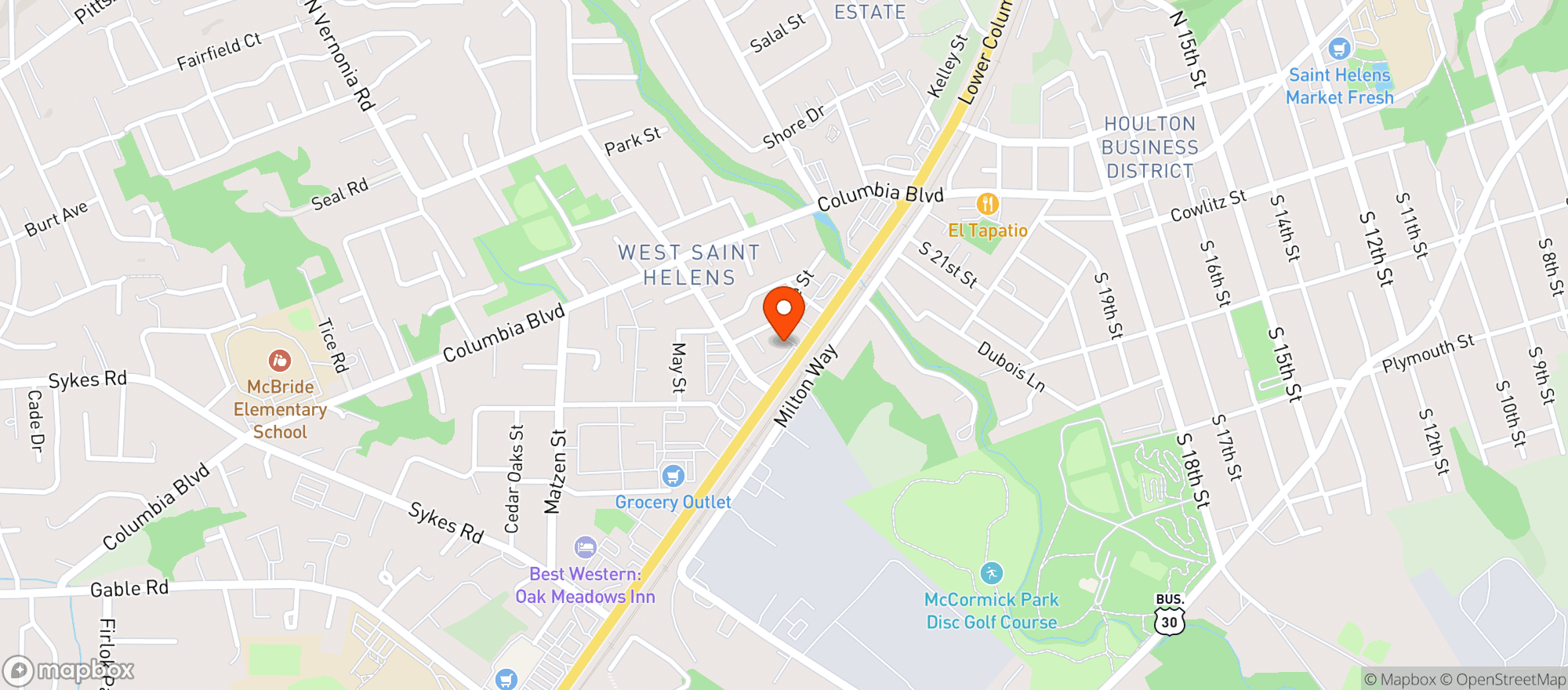 Map showing Green Lion