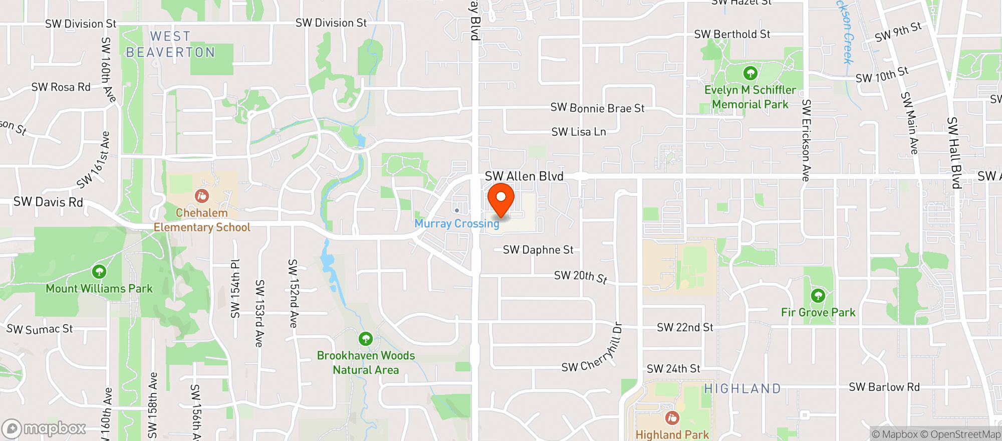Map showing Safeway