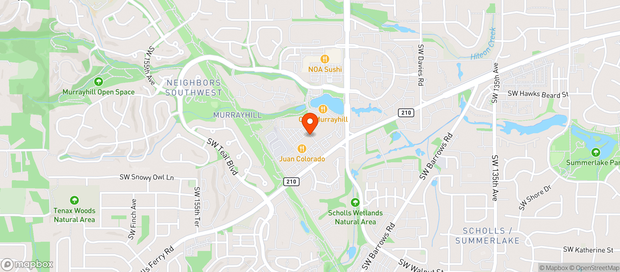 Map showing Walgreens