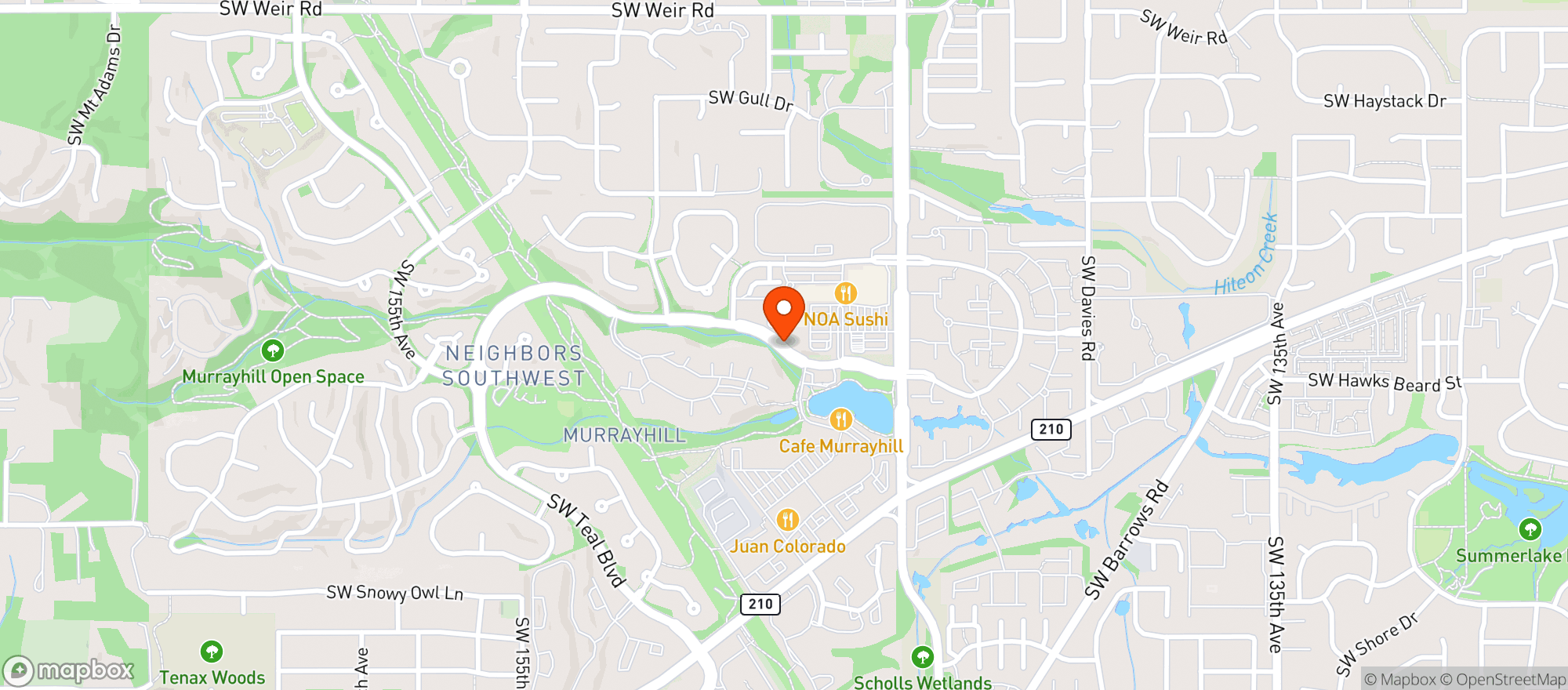 Map showing Safeway Store